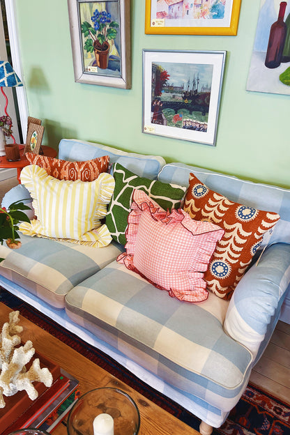 Breton Cushion Cover Yellow 40x40cm