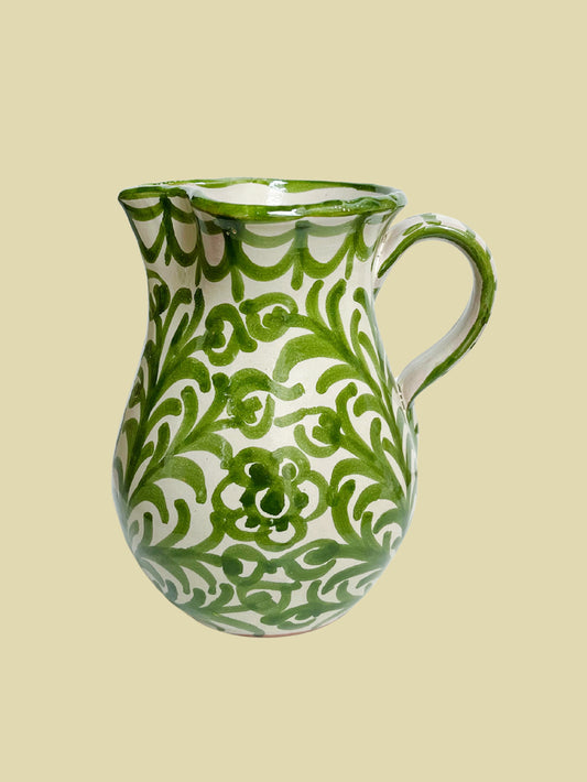 Bientôt Pomegranate Jug Green 16cm