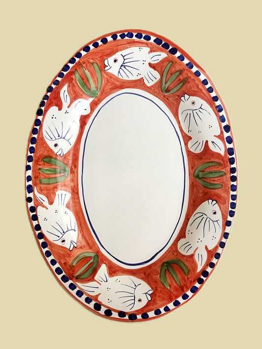 Bientôt Fish Platter Orange 45cm