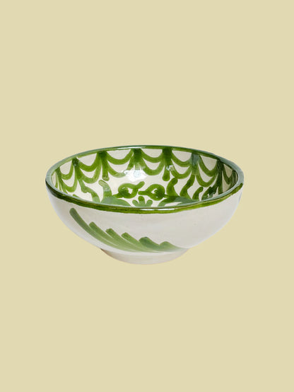 Bientôt Pomegranate Bowl Green 14cm